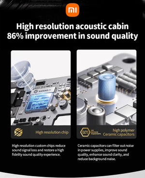 XIAOMI V8 Pro ANC Wireless Earphones Bluetooth 5.3 Headphones TWS Earbuds Sports Waterproof Headset With Mic For Android iOS