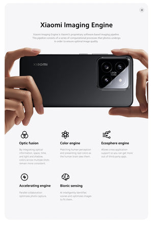 New Xiaomi 14 Smartphone Global Version 12GB RAM 256GB / 512GB ROM Snapdragon 8 Gen 3 6.36