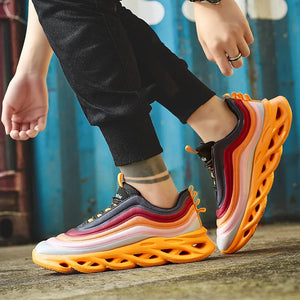 High quality Running Shoes Fashion Anti-skid  Shock-absorption Breathable Sports Shoes