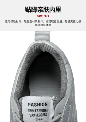 Korean low-top men's casual shoes popcorn mesh sports running shoes