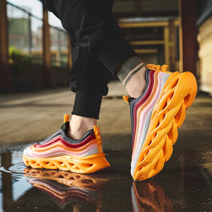 High quality Running Shoes Fashion Anti-skid  Shock-absorption Breathable Sports Shoes