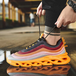 High quality Running Shoes Fashion Anti-skid  Shock-absorption Breathable Sports Shoes