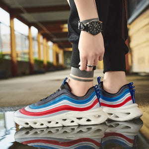 High quality Running Shoes Fashion Anti-skid  Shock-absorption Breathable Sports Shoes