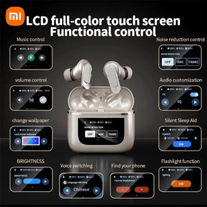 XIAOMI V8 Pro ANC Wireless Earphones Bluetooth 5.3 Headphones TWS Earbuds Sports Waterproof Headset With Mic For Android iOS