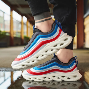 High quality Running Shoes Fashion Anti-skid  Shock-absorption Breathable Sports Shoes
