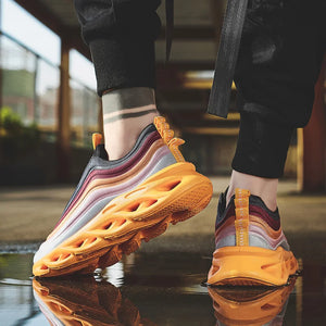 High quality Running Shoes Fashion Anti-skid  Shock-absorption Breathable Sports Shoes
