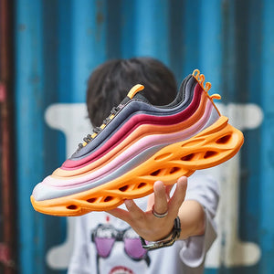 High quality Running Shoes Fashion Anti-skid  Shock-absorption Breathable Sports Shoes
