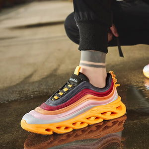 High quality Running Shoes Fashion Anti-skid  Shock-absorption Breathable Sports Shoes