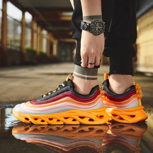 High quality Running Shoes Fashion Anti-skid  Shock-absorption Breathable Sports Shoes