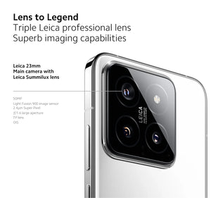 New Xiaomi 14 Smartphone Global Version 12GB RAM 256GB / 512GB ROM Snapdragon 8 Gen 3 6.36