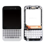 LCD Screen and Digitizer Full Assembly with Frame for BlackBerry Q5, For Blackberry Q5