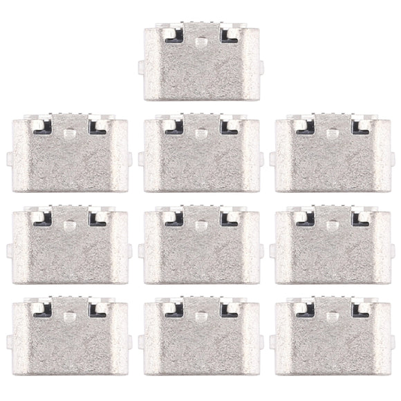10 PCS Charging Port Connector for Huawei Honor Play, For Honor Play