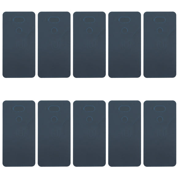 10 PCS Back Housing Cover Adhesive for LG V40 ThinQ, For LG V40 ThinQ