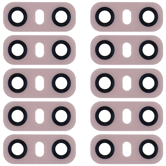 10 PCS Back Camera Lens with Adhesive for LG G6 H870/H871/H872/ LS993, LG G6 (Pink), LG G6 (Gold)