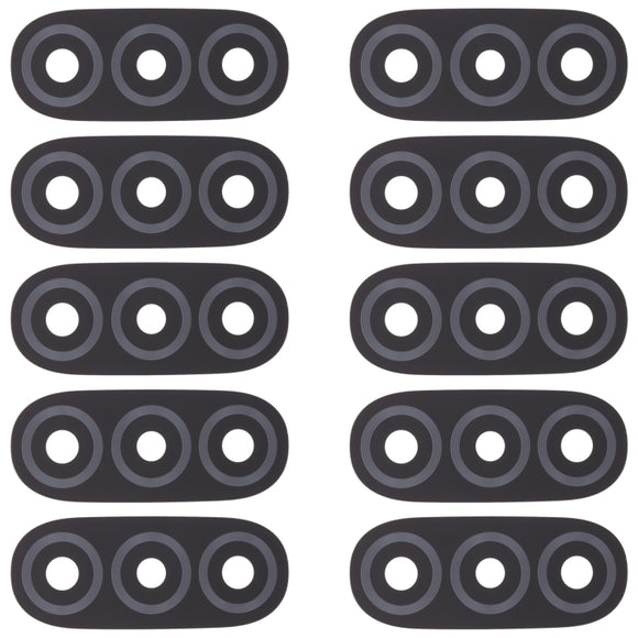 10 PCS Back Camera Lens for Motorola Moto E20 XT2155 XT2155-1, For Motorola Moto E20
