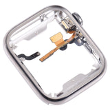 For Apple Watch Series 7 45mm Stainless Steel Middle Frame Bezel Plate with Loudspeaker / Power / Rotating Shaft Flex Cable, Series 7 45mm