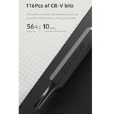 JAKEMY JM-8183 145 in 1 Manual Multi-purpose Tool Screwdriver Set, JM-8183