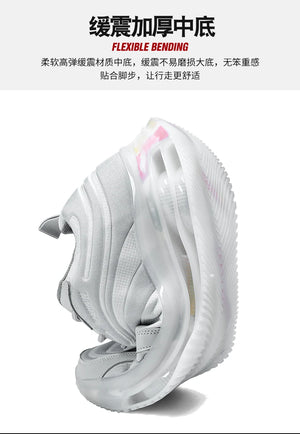 Korean low-top men's casual shoes popcorn mesh sports running shoes