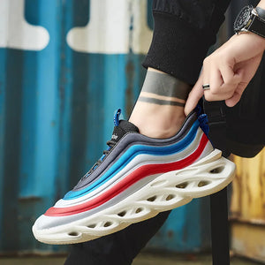 High quality Running Shoes Fashion Anti-skid  Shock-absorption Breathable Sports Shoes