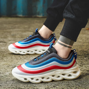 High quality Running Shoes Fashion Anti-skid  Shock-absorption Breathable Sports Shoes