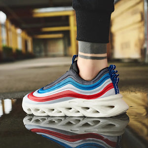 High quality Running Shoes Fashion Anti-skid  Shock-absorption Breathable Sports Shoes
