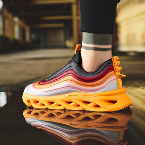 High quality Running Shoes Fashion Anti-skid  Shock-absorption Breathable Sports Shoes