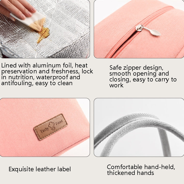 Lunch Lunar Bag Aluminum Film Thickening Large Capacity Portable Lunch Box, Small, Large