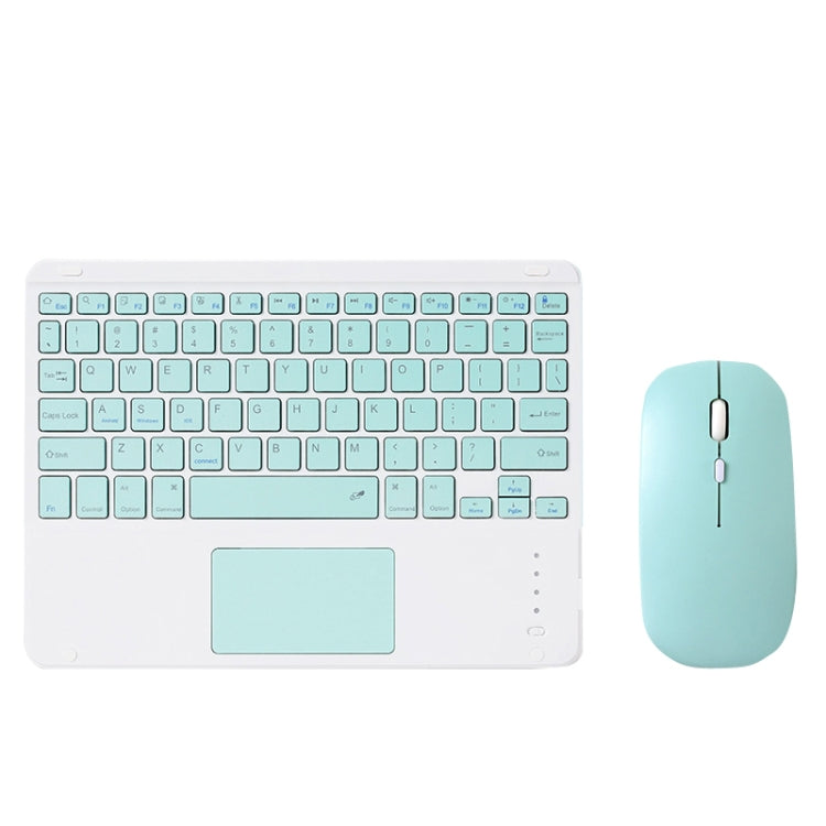 871 9.7 Inch Portable Wireless Bluetooth Keyboard With Touch Screen IPad + Mouse Set for iPad