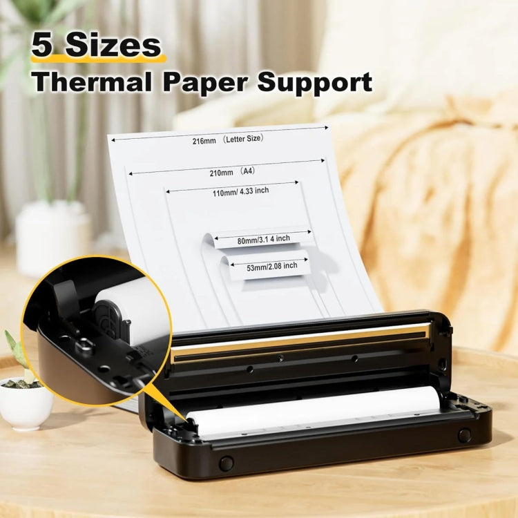 Phomemo M832 300dpi Wireless Thermal Portable Printer, A4 Version, Letter Version