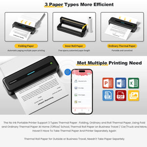 Phomemo M832 300dpi Wireless Thermal Portable Printer, A4 Version, Letter Version