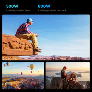 Without Keyboard, Android 11, Qualcomm Snapdragon 662 Octa Core up to 2.0GHz, Support Dual SIM & Bluetooth & WiFi & TF Card (Black+Blue)