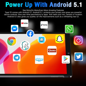 Android 5.1 MT6592 Quad Core, Support Dual SIM, WiFi, BT, GPS