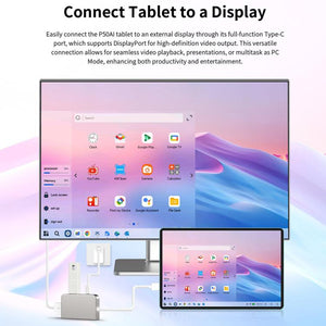 Teclast P50AI WiFi Tablet PC, 6GB+128GB, 11 inch Android 15 Allwinner A733 Octa Core with NPU