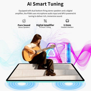 Teclast P50AI WiFi Tablet PC, 6GB+128GB, 11 inch Android 15 Allwinner A733 Octa Core with NPU