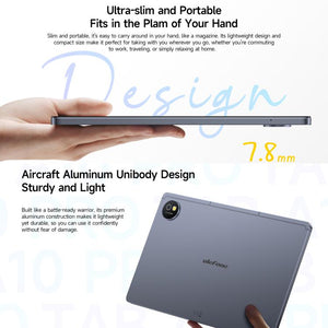 Ulefone Tab A10 Pro Tablet PC, 6GB+128GB, 11 inch Android 14 MediaTek MT8786 Octa Core 4G Network, EU Plug, Tab A10 Pro
