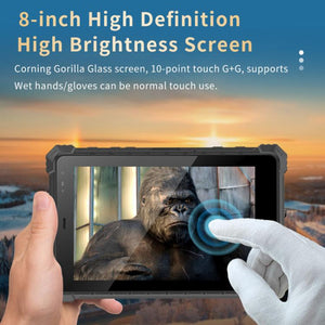 CENAVA W80Y IP68 Rugged Tablet PC, 4GB+64GB, 8 inch Windows 11 Intel Core i5-10210Y Quad Core, EU Plug