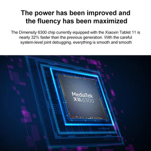 Lenovo Xiaoxin Pad 11 inch WiFi Tablet, 8GB+256GB, Android 15, MediaTek Dimensity 6300 Octa Core,US Plug, 8GB+256GB WiFi