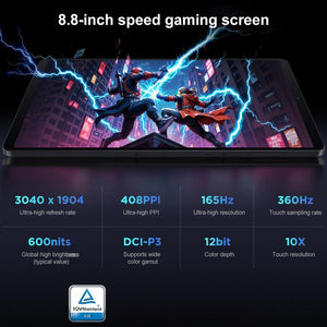 Lenovo LEGION Y700 Gen4 8.8 inch AI Gaming WIFI Tablet, 16GB+512GB, Android 15, Qualcomm Snapdragon 8Elite Octa Core, US Plug