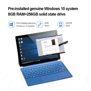 Windows 10 System, Qualcomm Snapdragon 850 Octa Core up to 2.96GHz, Not Include Keyboard & Stylus Pen, Support Dual SIM & Dual Band WiFi & Bluetooth & GPS, US Plug