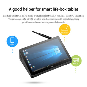 PiPo H10PRO All-in-One Mini PC, 10.1 inch, 8GB+128GB, Windows 11 Intel Alder Lake N100 Quad Core, US Plug, H10PRO 8GB+128GB