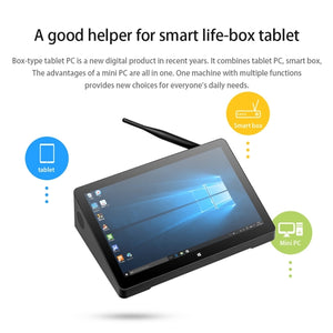 PiPo H10PRO All-in-One Mini PC, 10.1 inch, 16GB+128GB, Windows 11 Intel Alder Lake N100 Quad Core, US Plug, H10PRO 16GB+128GB