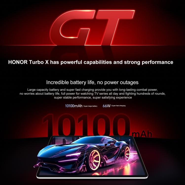 Honor Pad GT WiFi Tablet PC, 11.5 inch 12GB+512GB MagicOS 9.0 Dimensity 8350 Ultra Octa Core, 12GB+512GB