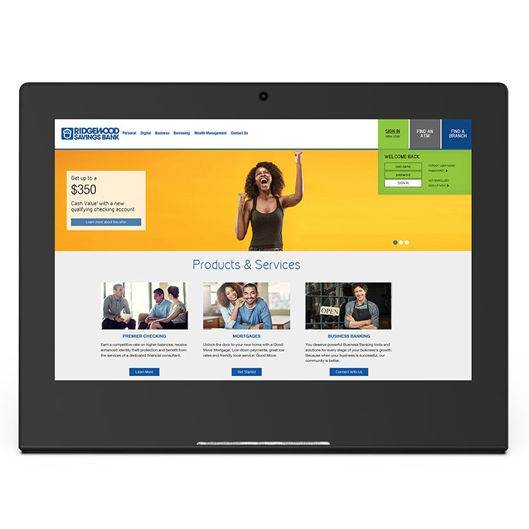 10.1 inch IPS Screen All in One PC, 1GB+16GB, Android 6.0, Quad Core Cortex A17, 1.2G, RK3128, Support RJ45 & Bluetooth & WiFi & TF Card & HDMI