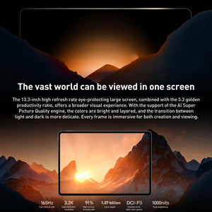 Honor MagicPad3 13.3 inch WiFi Tablet PC, 12GB+256GB MagicOS 9.0.1 Qualcomm Snapdragon 8 Gen3 Octa Core, 12GB+256GB