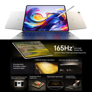 Honor MagicPad3 13.3 inch WiFi Tablet PC, 16GB+512GB MagicOS 9.0.1 Qualcomm Snapdragon 8 Gen3 Octa Core