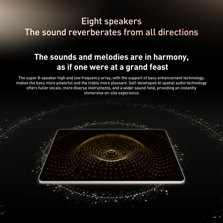 Honor MagicPad3 13.3 inch WiFi Tablet PC, 16GB+512GB MagicOS 9.0.1 Qualcomm Snapdragon 8 Gen3 Octa Core, 16GB+512GB