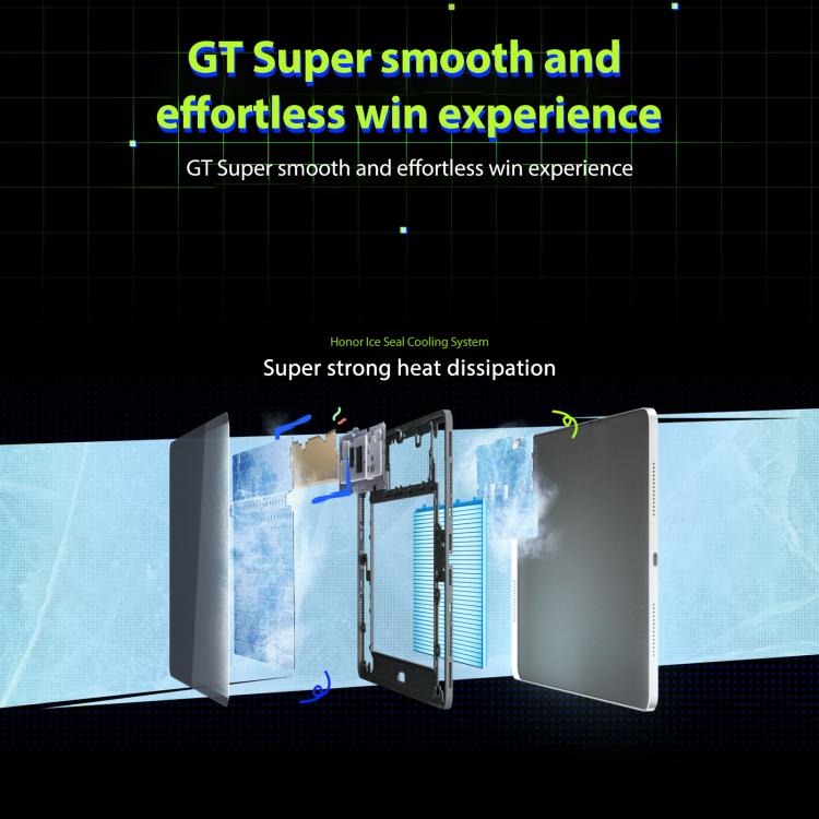 Honor Pad GT2 Pro WiFi Tablet PC, 12.5 inch 8GB+128GB MagicOS 9.0.1 Qualcomm Snapdragon 8 Gen3 Octa Core, 8GB+128GB