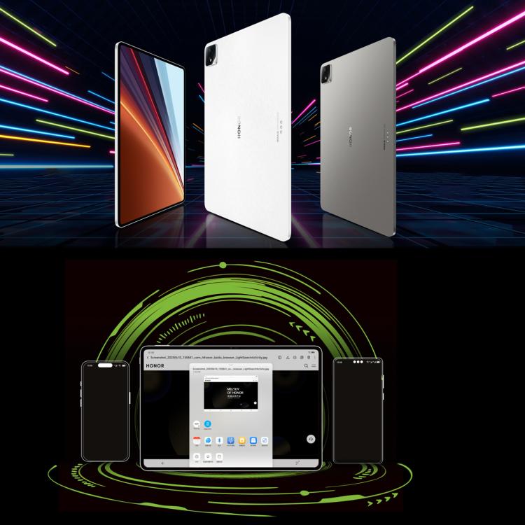 Honor Pad GT2 Pro WiFi Tablet PC, 12.5 inch 16GB+512GB MagicOS 9.0.1 Qualcomm Snapdragon 8 Gen3 Octa Core, 16GB+512GB