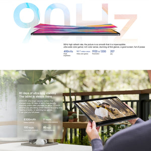 Honor Pad X9 WiFi Tablet PC, 11 inch 8GB+128GB MagicOS 8.0 Qualcomm Snapdragon 680 Octa Core