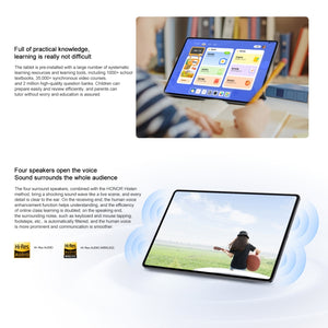 Honor Pad X9 WiFi Tablet PC, 11 inch 8GB+128GB MagicOS 8.0 Qualcomm Snapdragon 680 Octa Core